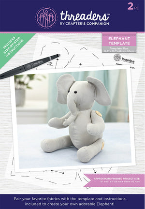 Threaders Animal Template - Elephant