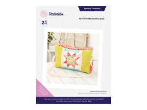 Threaders Bag Template - Patchwork Duffle Bag 