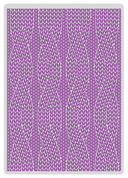 Gemini 5 x 7” 2D Textured Embossing Folder - Cable Knit