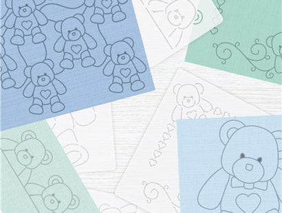 Threaders Quilting Stencils - Teddy Bear