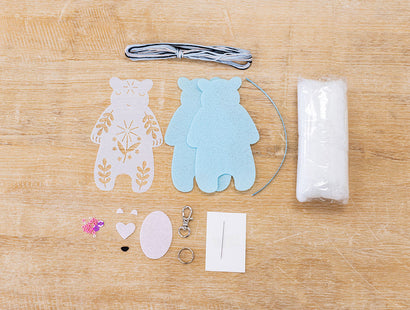 Threaders Keyring Kit - Bear