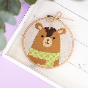 Threaders Animal Appliqué Template - Bear