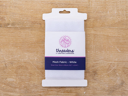 Threaders Mesh Fabric - White