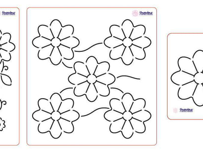 Threaders Quilting Stencils - Flourish