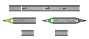 SN-TriBlend Brush-Alpine Green Blend