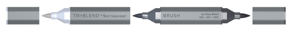 SN-TriBlend Brush-Ice Grey Blend