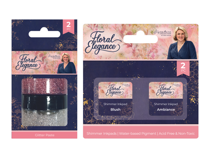 Sara Signature Floral Elegance Glitter Pastes & Shimmer Inkpads