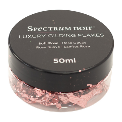 Crafter's Companion - Luxury Gilding Flakes – Soft Rose (1pc) – 50ml