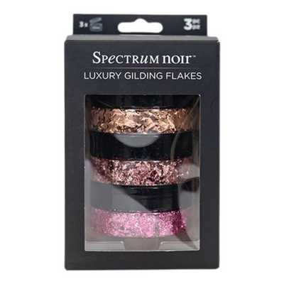 Spectrum Noir 50ml Luxury Gilding Flakes - Blush (3PC)
