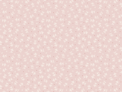 Lewis & Irene Fabric -Small Flowers on Pink