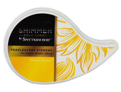 Crafter's Companion Gold Shimmer Inkpad - Golden Honey