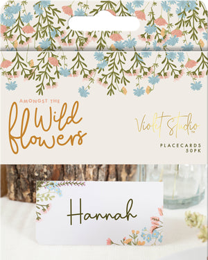 Violet Studio - Place Cards - Amongst The Wildflowers - 50pk