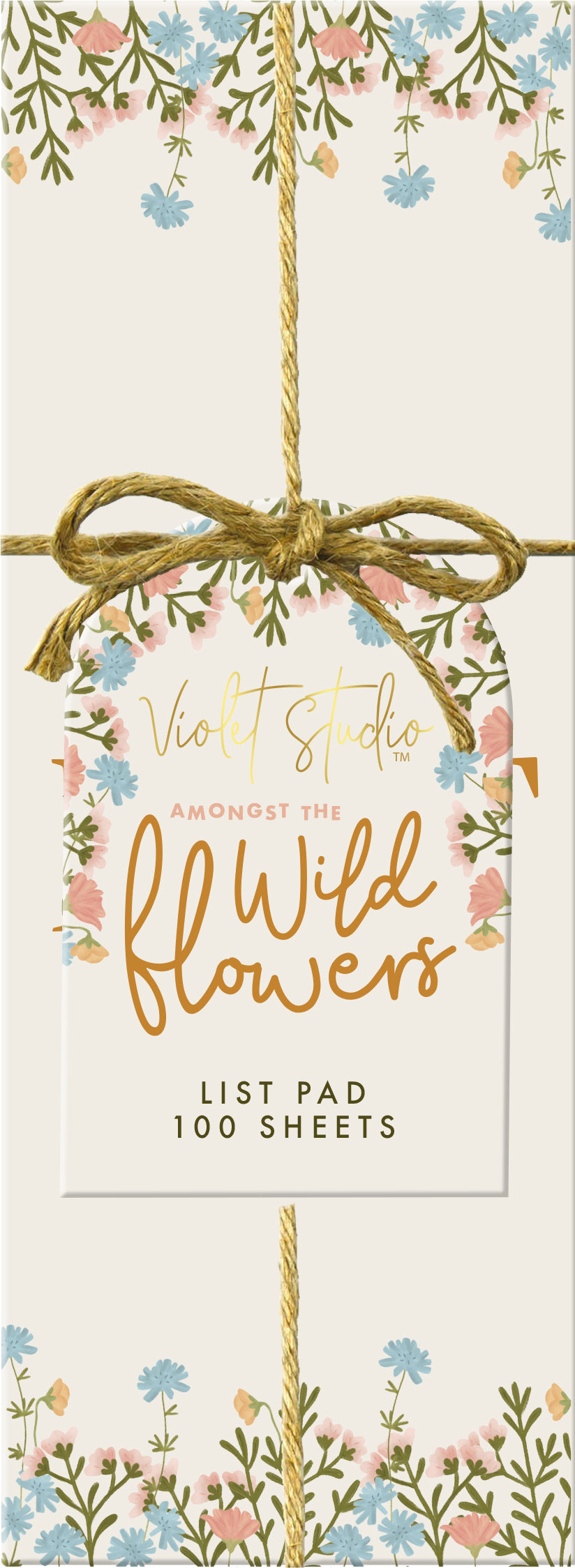 List Pad - Amongst The Wildflowers - Violet Studios