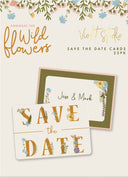 Violet Studio - Save The Dates - Amongst The Wildflowers - 25pk