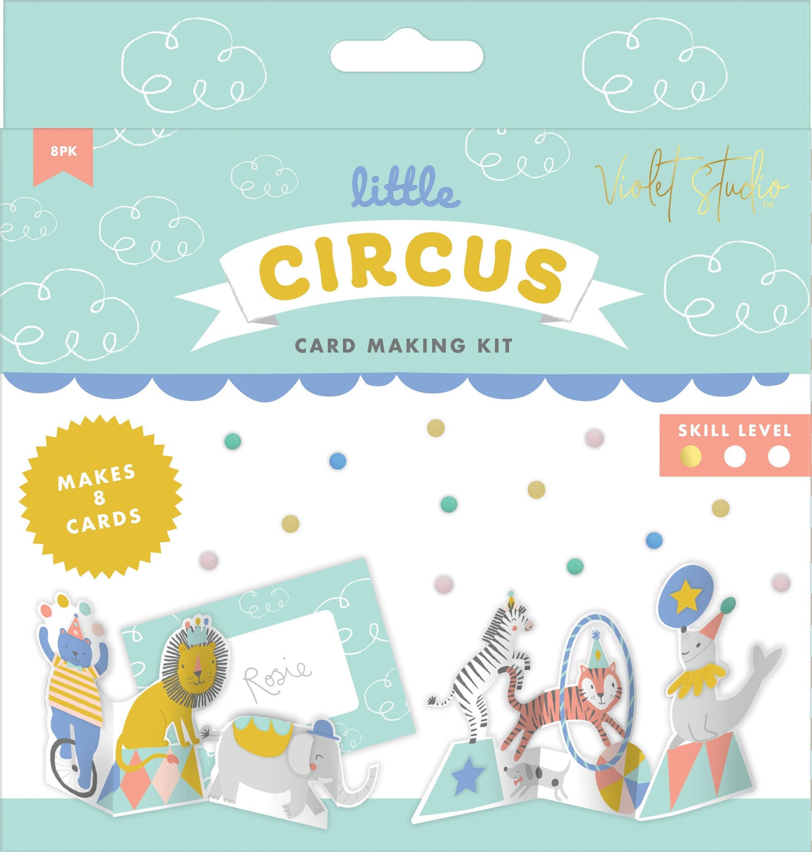 Little Circus Card Making Kit - Violet Studios