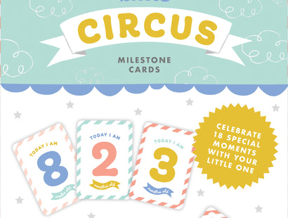 Violet Studio Little Circus Baby Milestone Cards