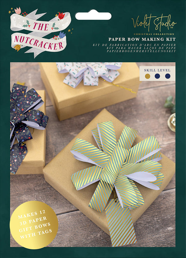 Violet Studio Make Christmas Kit - Cracker Making Kit - Festive Friends - 6pk