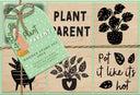 Wooden Stamp Set Plant Parent- 6pcs - Violet Studios