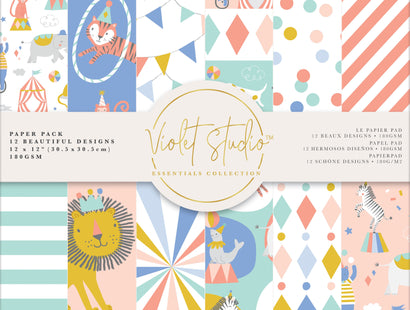 Violet Studio Little Circus 12" x 12" Paper Pad