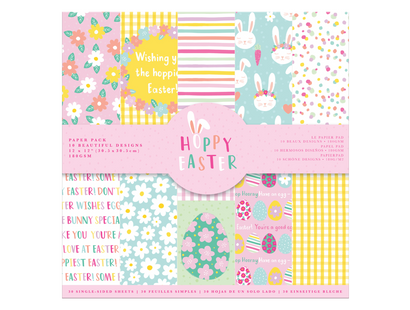 12x12" Paper Pack - Hoppy Easter- 30pk - Violet Studios