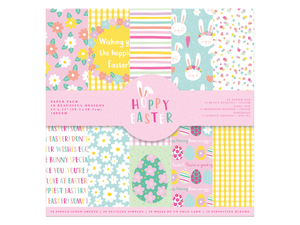 12x12" Paper Pack - Hoppy Easter- 30pk - Violet Studios