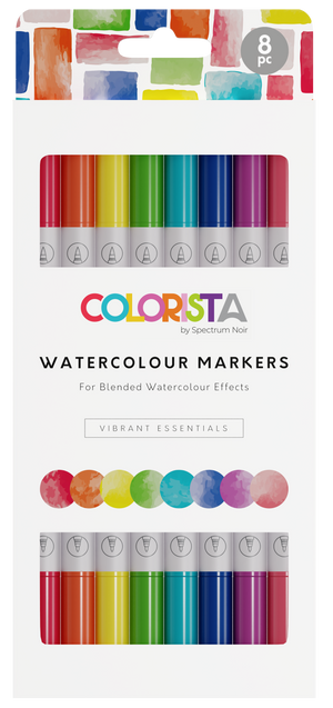 Colorista - Watercolour Marker - Vibrant Essentials 8pc