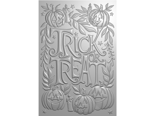 Vintage Halloween 3D Embossing Folder 4