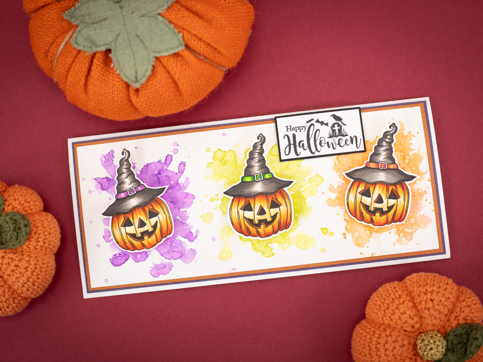 Vintage Halloween Clear Acrylic Stamps - Boo To You