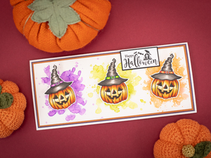 Vintage Halloween Clear Acrylic Stamps - Boo To You