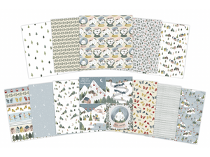 Violet Studio - 6x6" Paper Pack - Ski Lodge