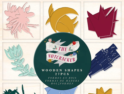 Violet Studios The Nutcracker - Painted Wooden Shapes