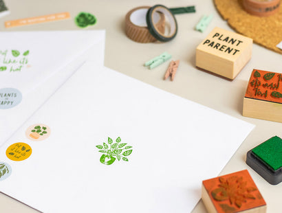 Violet Studios Wooden Stamp Set - Plant Parent- 6pcs