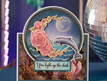 Sheena Douglass Bella Luna Stamp and Die - Dolphin Dreams