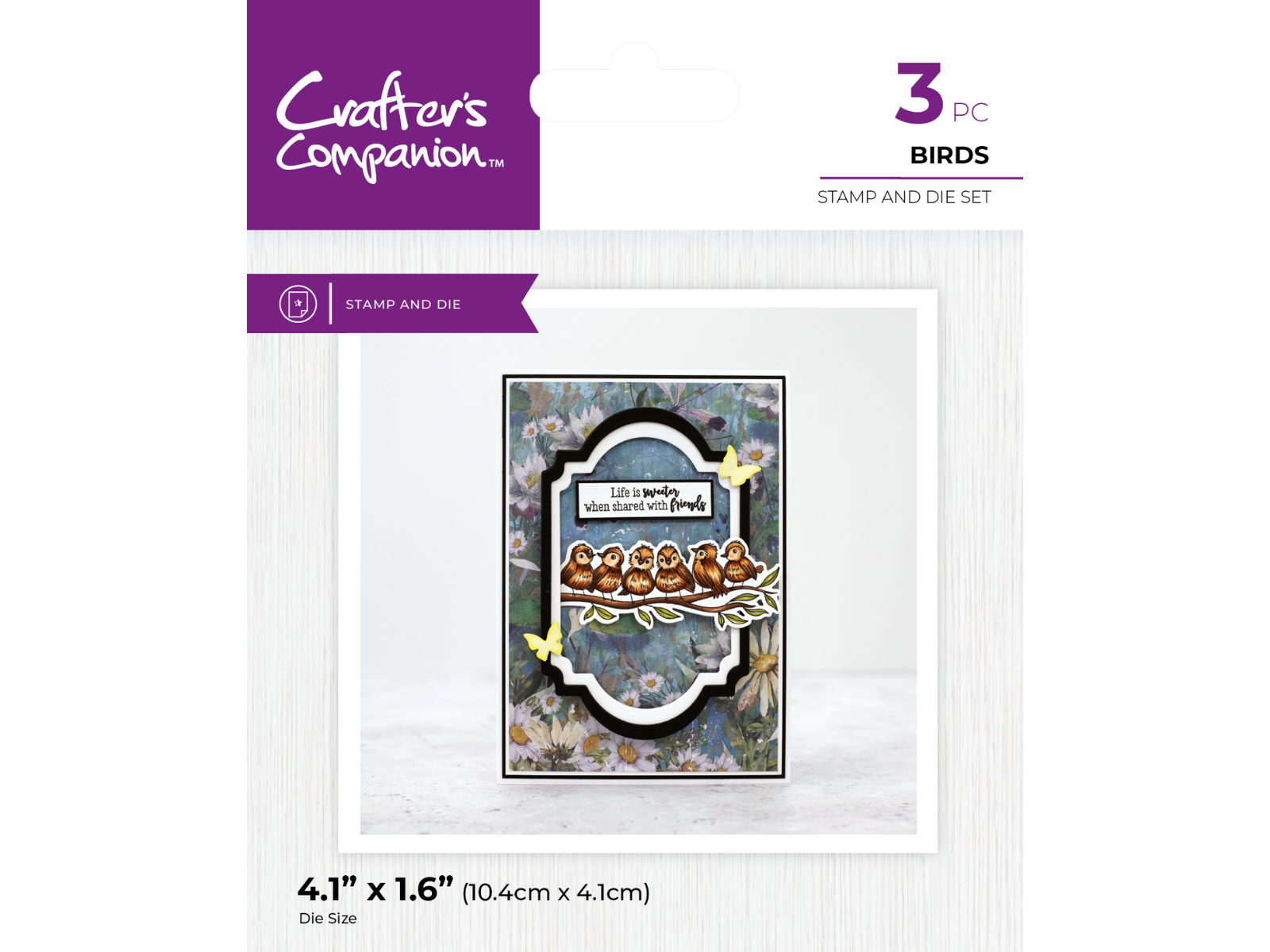 Crafter's Companion Character Embellishment Animal Stamp & Die SHOWSTOPPER