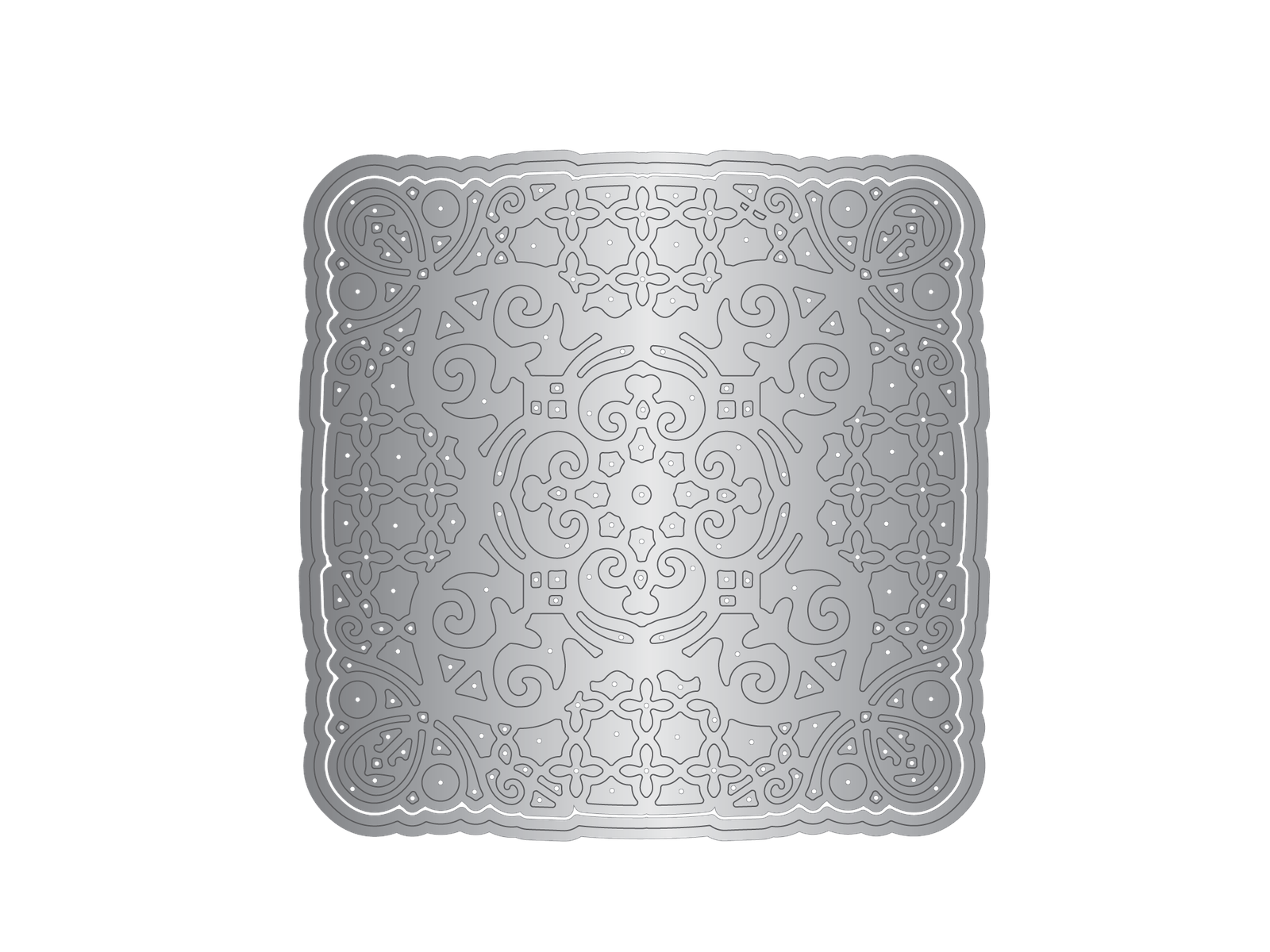 Arabian Nights Metal Dies 2 Piece - Ornamented Tile