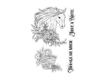 Belle Countryside - Stamp & Die Set - Equine Elegance