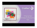 Crafter's Companion Character Embellishement Christmas Stamp & Die Collection