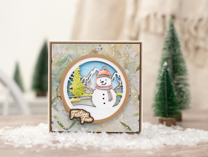 Crafter's Companion Christmas Scene Stamp & Dies Collection