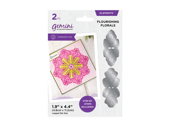 Crafter's Companion Kaleidoscope Origami Die - Flourishing Florals