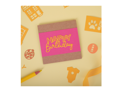 Crafters Companion - Die Cutting & Embossing - Happy Birthday