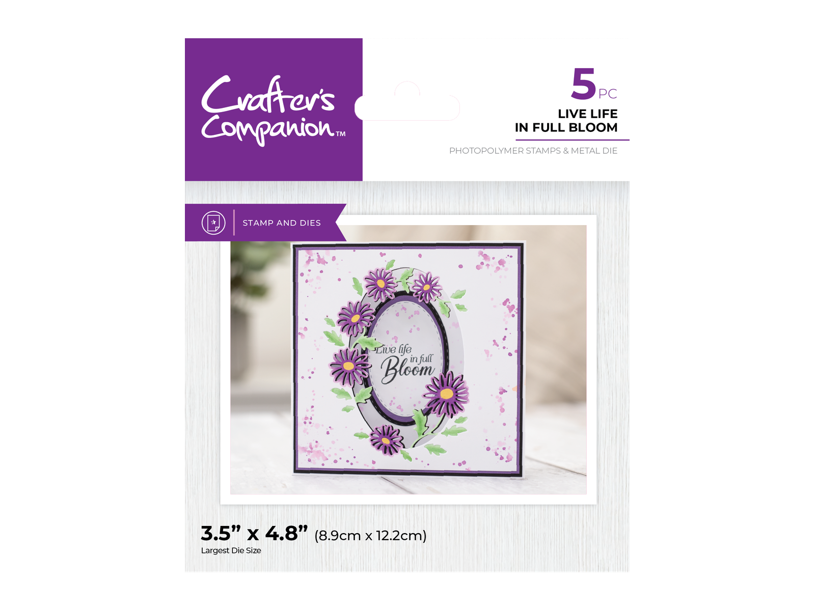 Crafter's Companion Floral Aperture Stamp & Die Collection