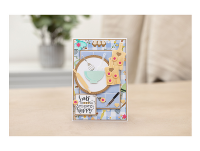 Crafter's Companion Kitchen Collection - Metal Die - Here for the Cake