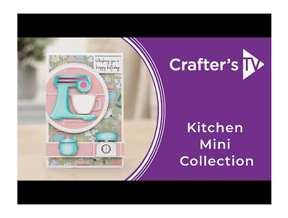 Crafter's Companion Kitchen Collection Metal Die and Stamp - Mix and Measure