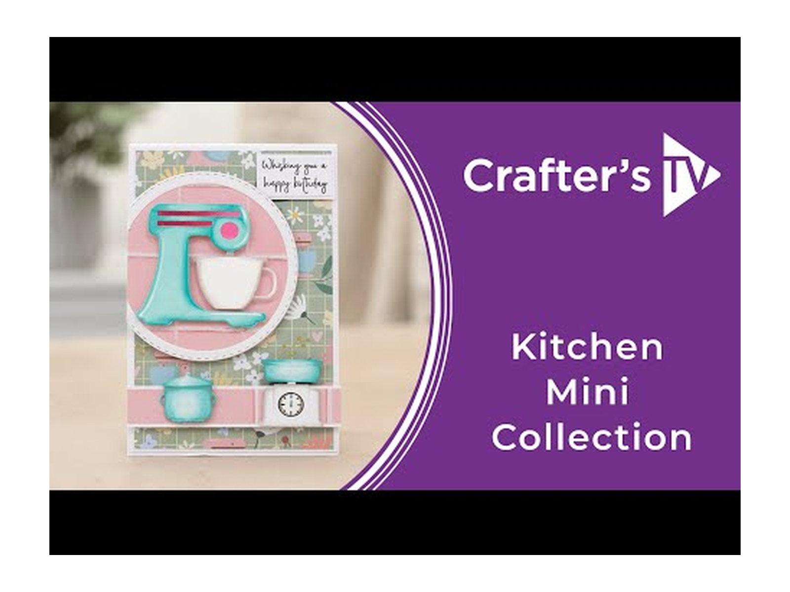 Crafter's Companion Kitchen Collection Metal Die and Stamp - Mix and Measure