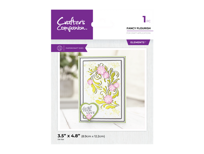 Crafter's Companion Large Flourish Corner Dies STAR BUY Collection