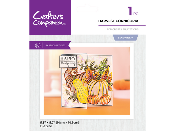 Crafter's Companion Metal Die Edgeable - Harvest Cornucopia