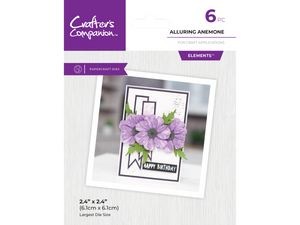 Crafters Companion - Metal Die Elements- Alluring Anemone