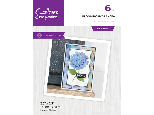 Crafters Companion - Metal Die Elements - Blooming Hydrangea