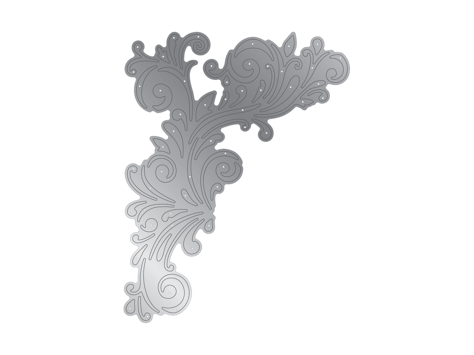 Crafter's Companion Metal Die Elements - Swirling Flourish