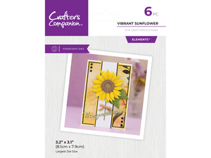 Crafters Companion - Metal Die Elements- Vibrant Sunflower